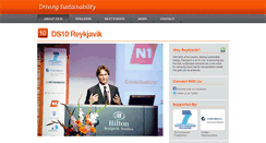 Desktop Screenshot of drivingsustainability.org
